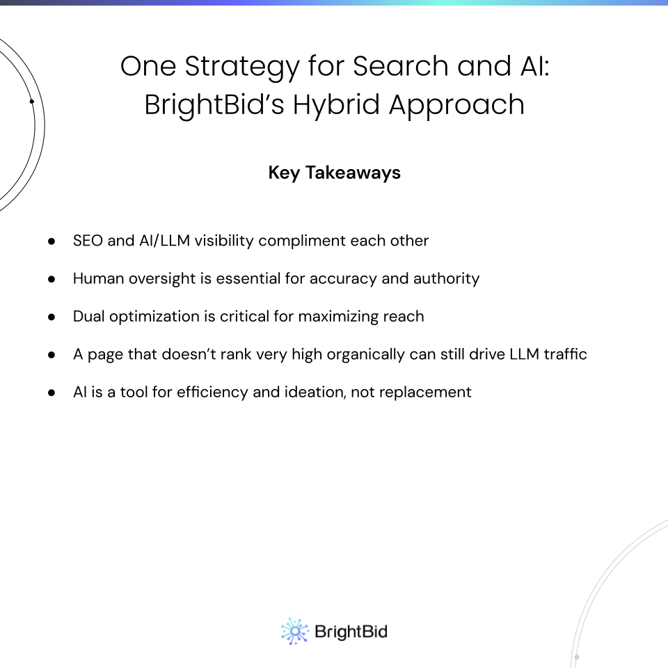 how to get traffic from llms and google search insights